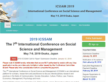 Tablet Screenshot of icssam.org